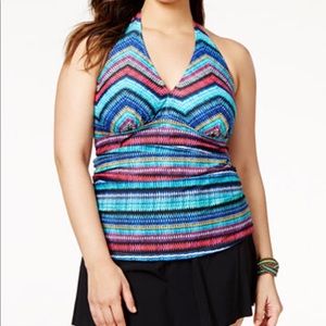 NWT Profile by Gottex Cozumel Plus Tankini Top